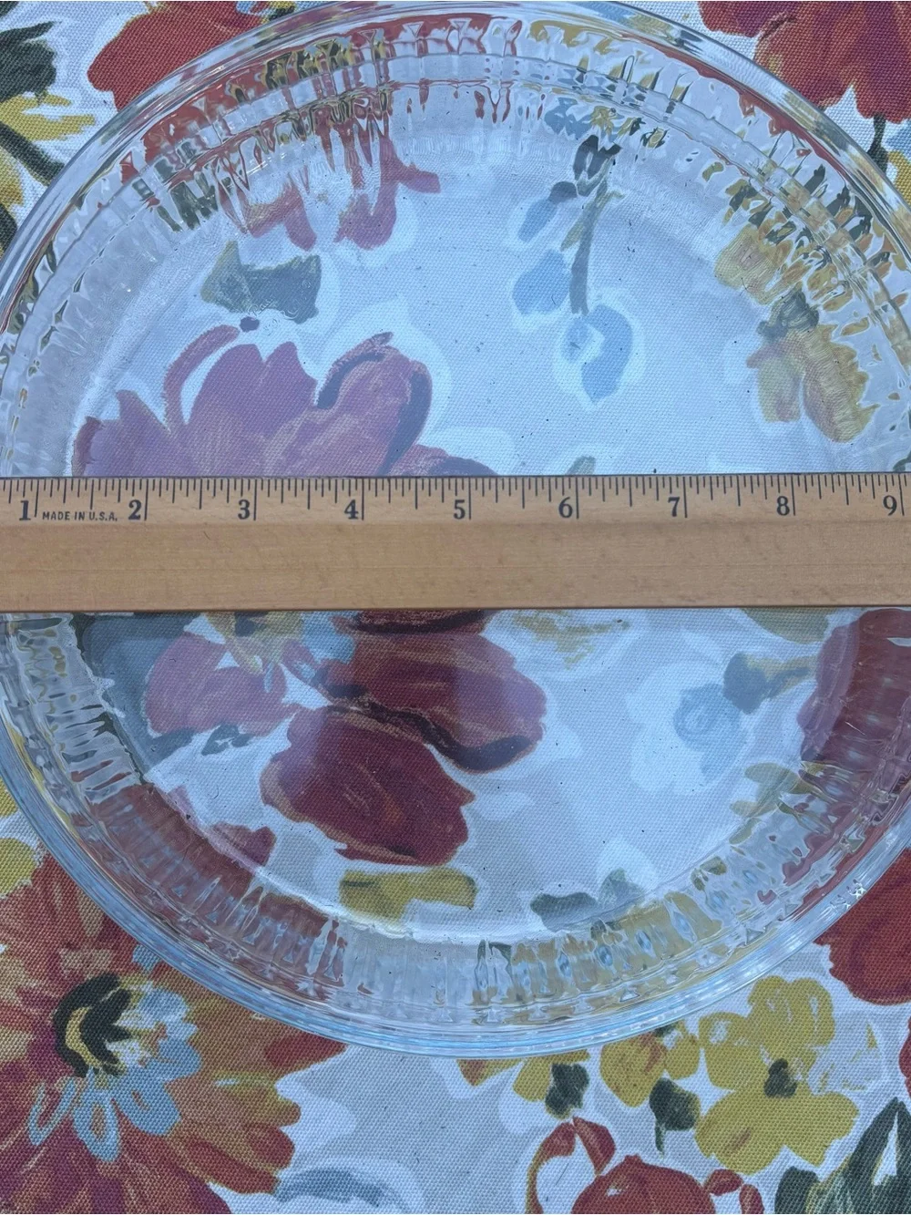 2 Borcam Round Clear Glass Tart Baking Dishes Pans